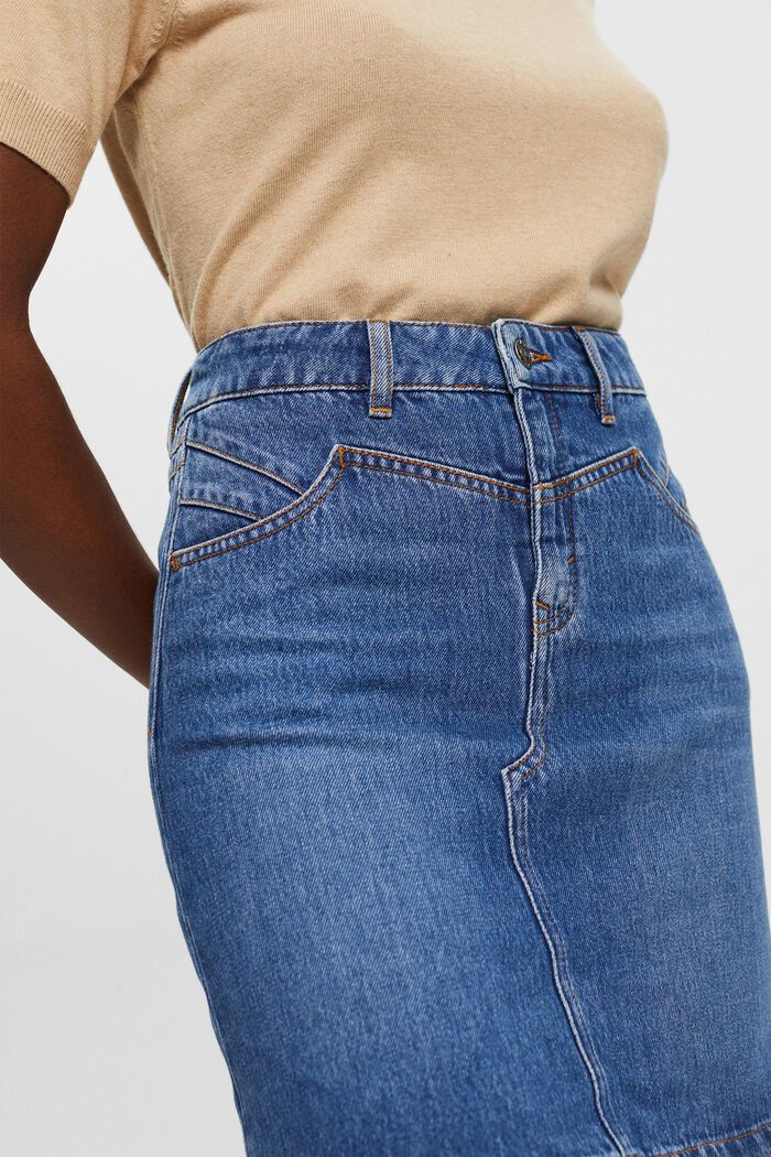 Minigonna di jeans, BLUE MEDIUM WASHED, detail image number 2