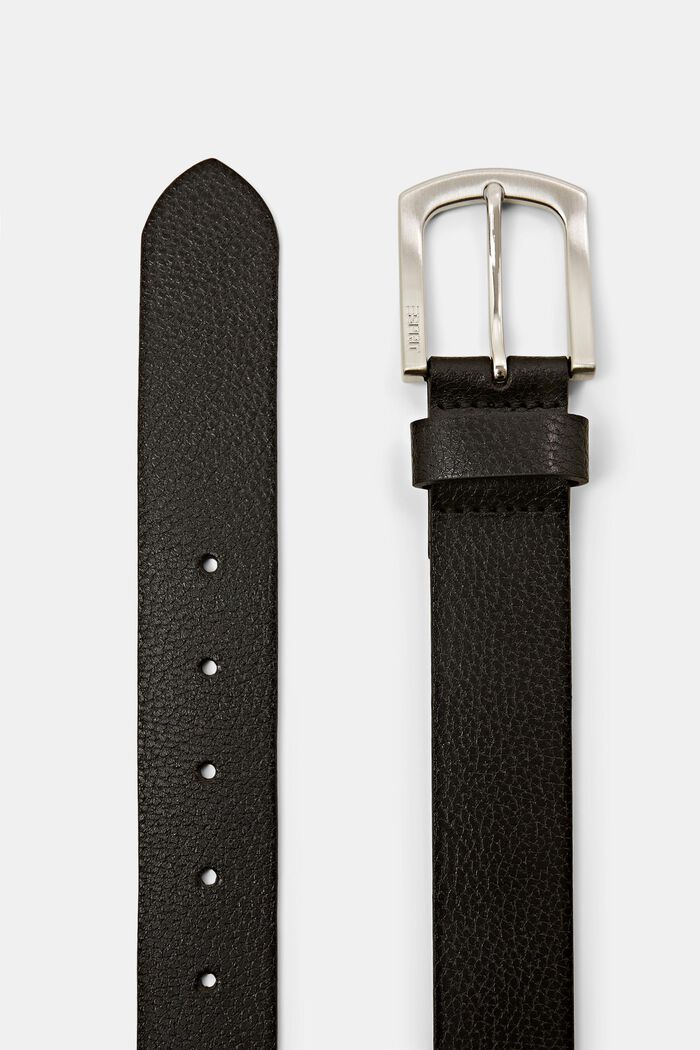 Cintura in pelle, BLACK, detail image number 1