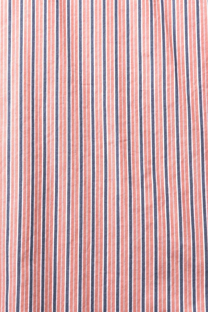 Camicia a righe, 100% cotone, CORAL RED, detail image number 5