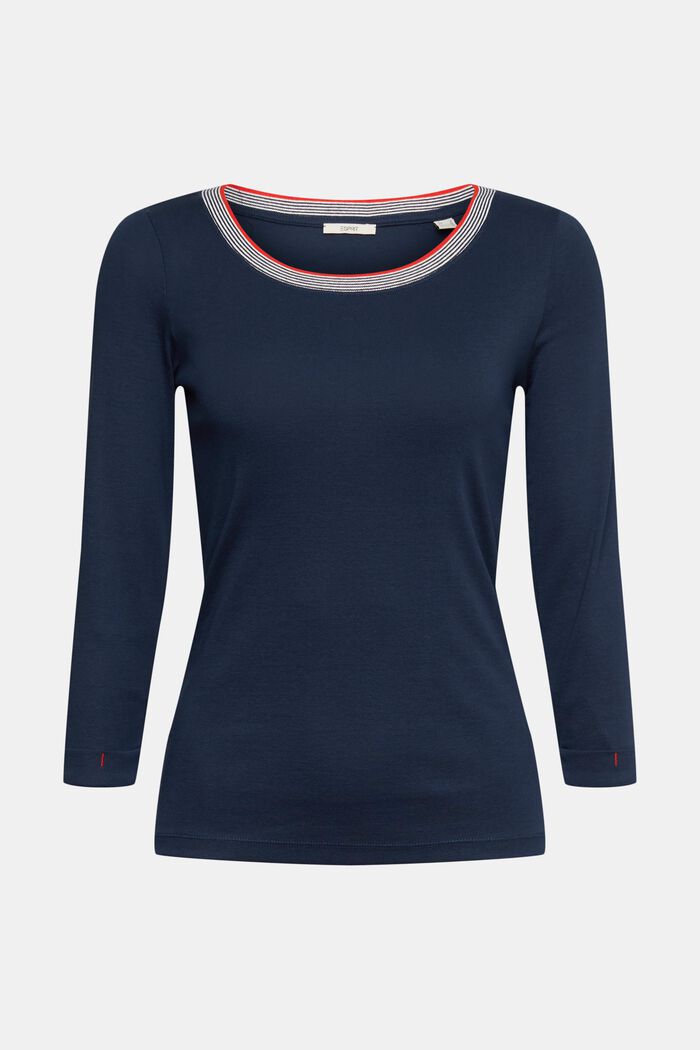 Maglia con maniche a 3/4, NAVY, detail image number 2