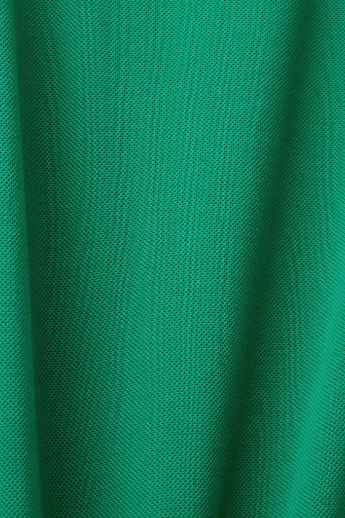 Polo in cotone piqué, GREEN, detail image number 5