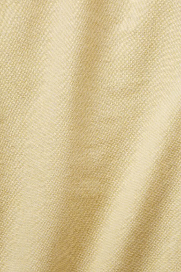 Pantaloncini in twill, 100% cotone, DUSTY YELLOW, detail image number 6
