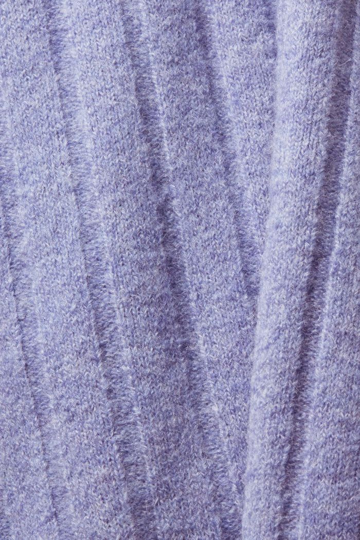 Pullover in maglia a coste piatte, BLUE LAVENDER, detail image number 5