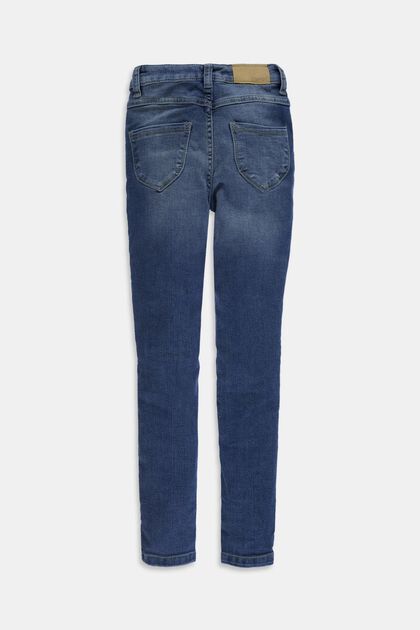 Jeans stretch con differenti fit e cintura regolabile