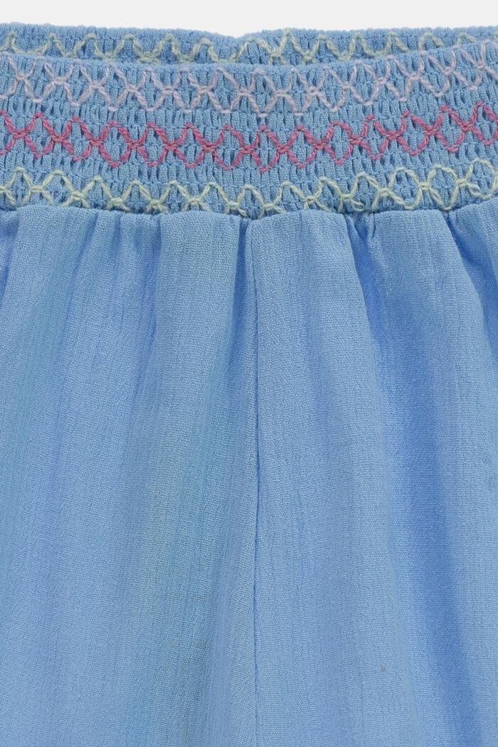 Shorts con effetto stropicciato, BRIGHT BLUE, detail image number 2