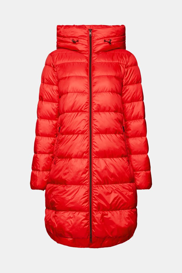 Riciclato: cappotto in piumino con cappuccio, RED, detail image number 5