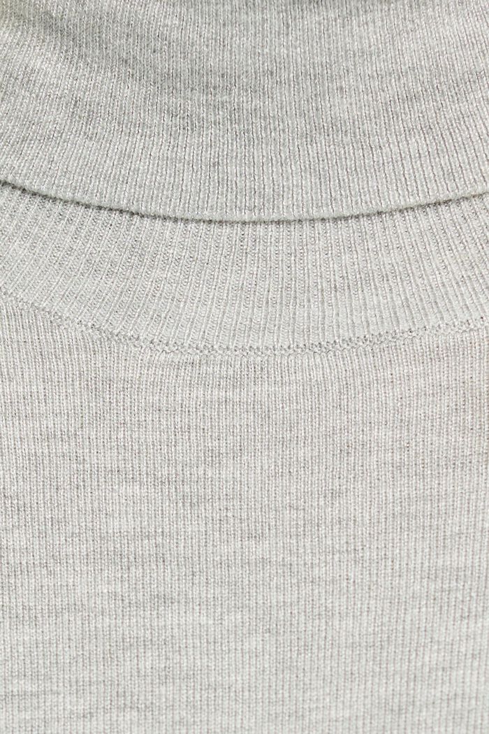 Pullover a collo alto, LIGHT GREY, detail image number 1
