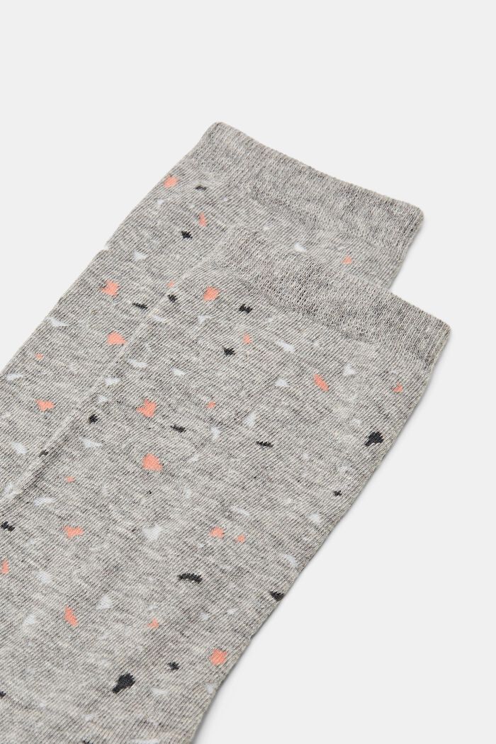 Calze in maglia con stampa, LIGHT GREY, detail image number 2