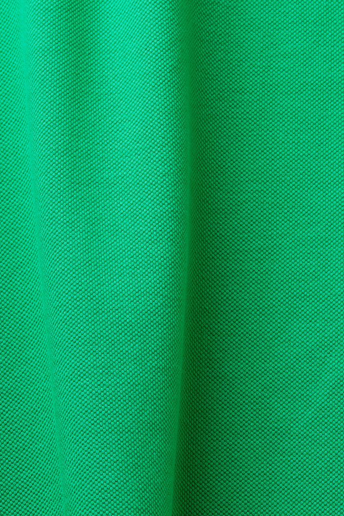 Polo in cotone piqué, GREEN, detail image number 4