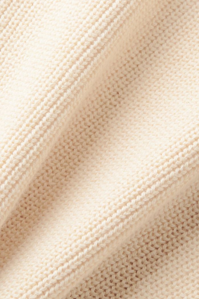 Pullover in misto cashmere con laccetti decorativi, SAND, detail image number 6