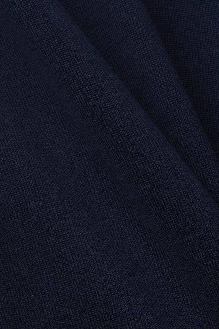 Pullover basic con scollo a dolcevita, LENZING™ ECOVERO™, NAVY, detail image number 5
