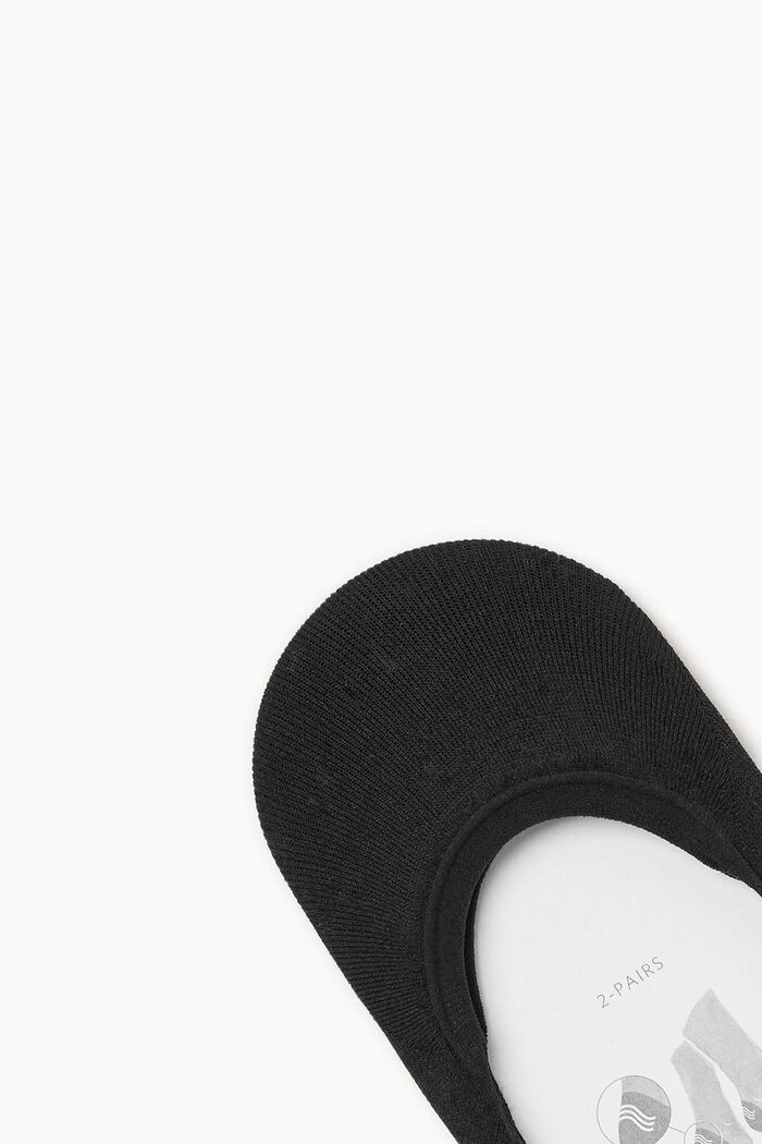 calzini salvapiede in confezione doppia, BLACK, detail image number 1