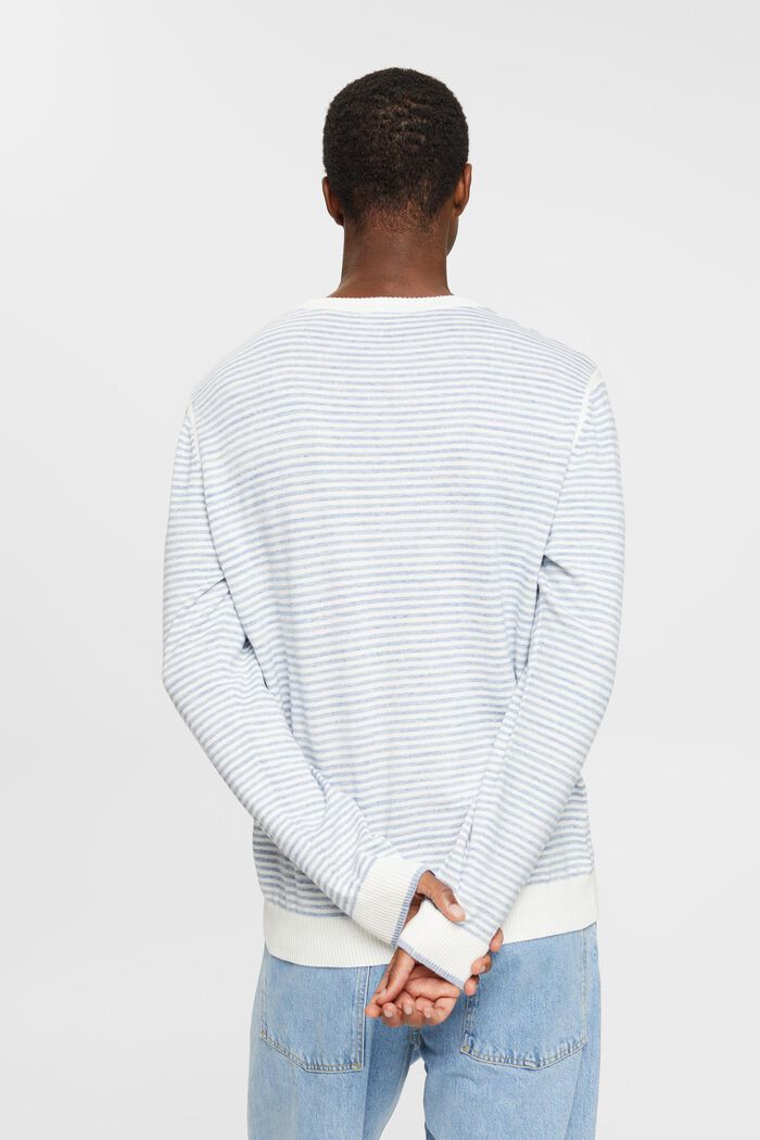Pullover con motivo a righe, OFF WHITE, detail image number 4
