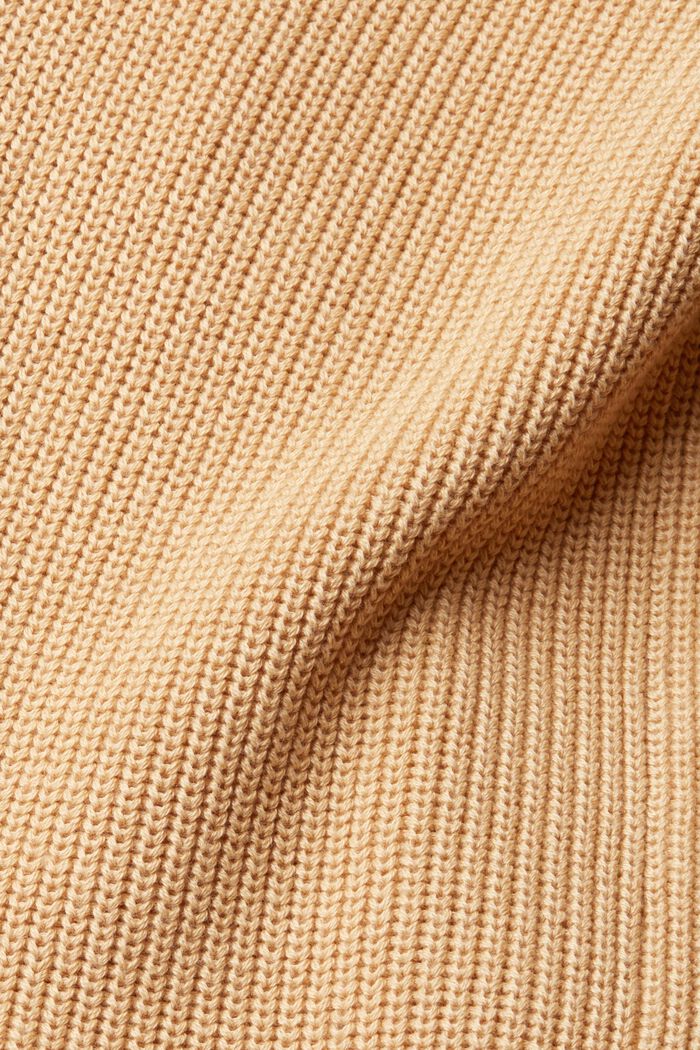 Cardigan lungo in maglia, SAND, detail image number 1