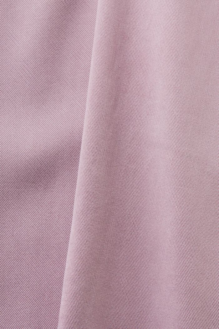 Jogger cropped in twill, MAUVE, detail image number 7