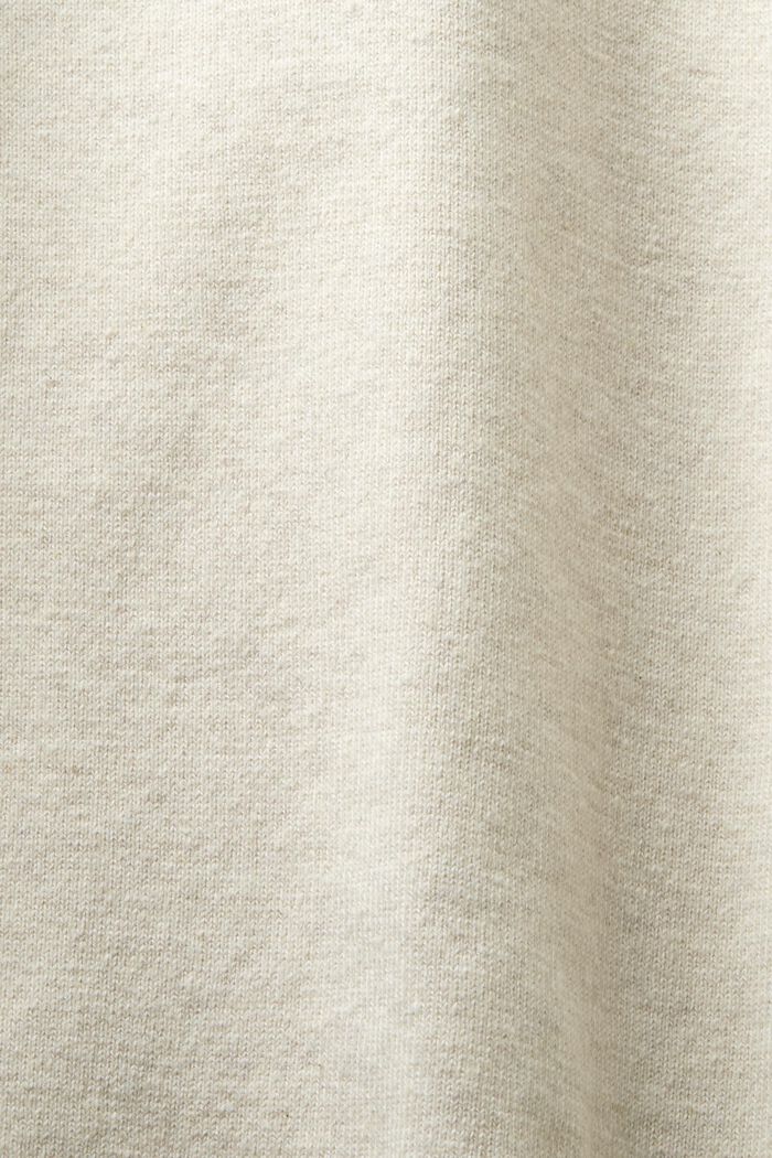 Pullover stile polo in misto cotone, DUSTY NUDE, detail image number 6