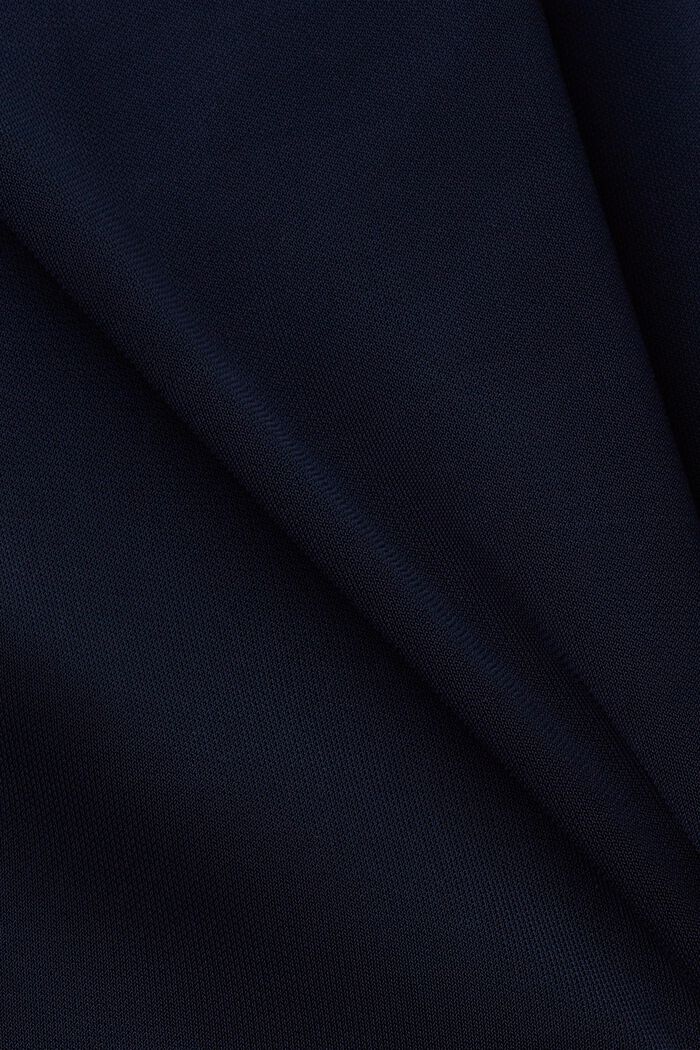 Abito midi in crêpe con coulisse, NAVY, detail image number 5