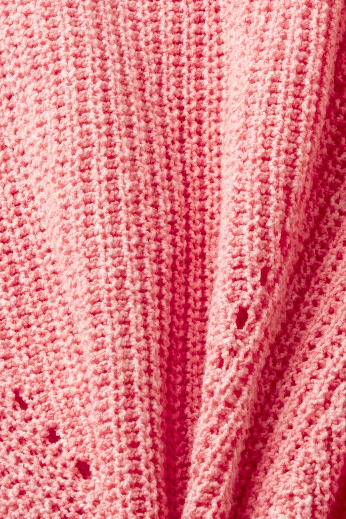 Cardigan in maglia larga, PINK, detail image number 4