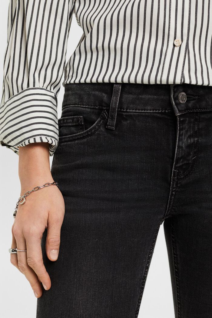 Jeans skinny a vita bassa, BLACK DARK WASHED, detail image number 2