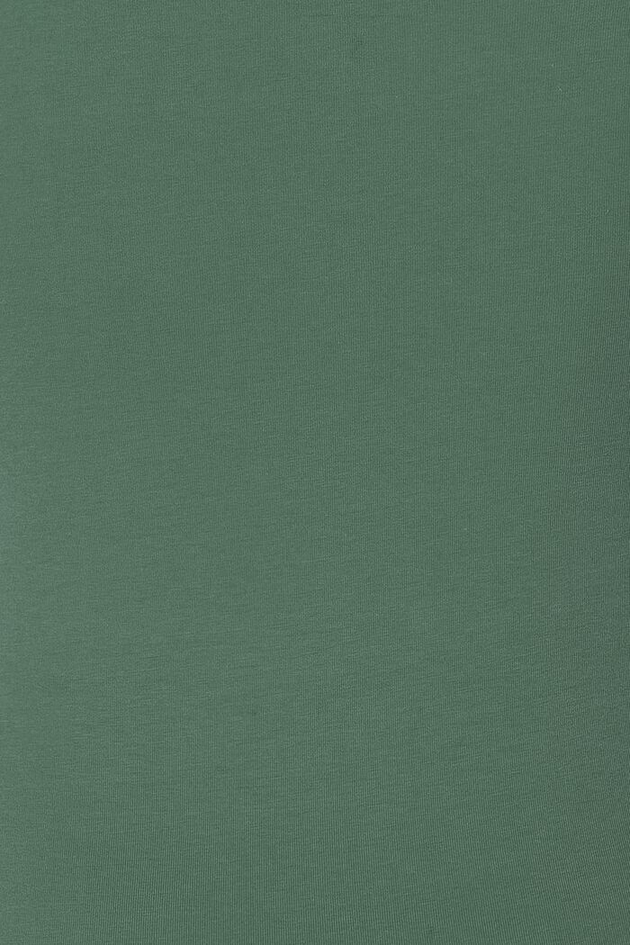 T-shirt con scollo a V a, LENZING™ ECOVERO™, VINYARD GREEN, detail image number 1