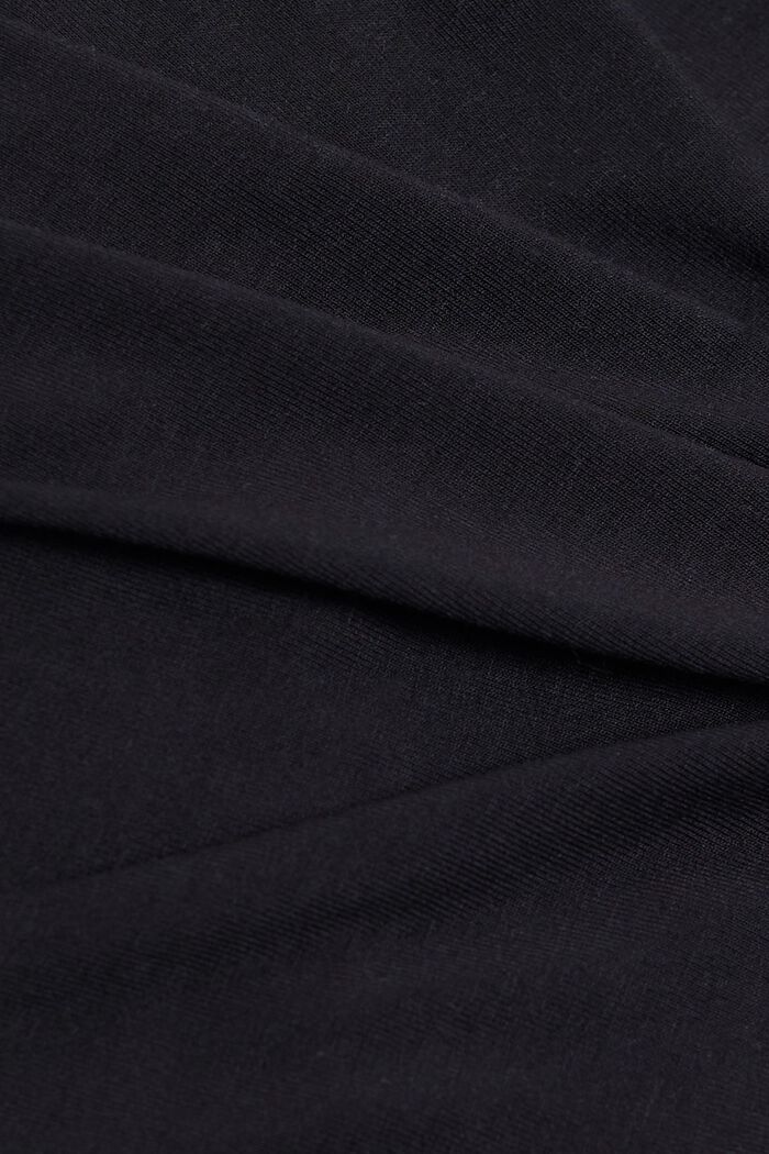 Set di pigiama con stampa di cuore, BLACK, detail image number 5