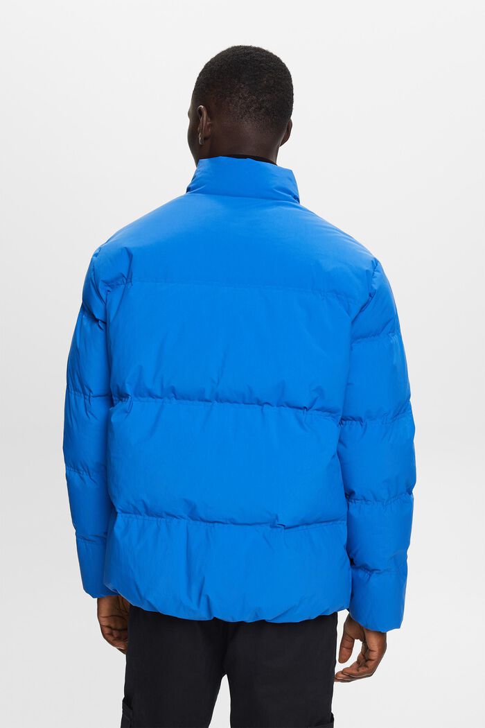 Riciclato: giacca trapuntata con piuma d'oca, BRIGHT BLUE, detail image number 3