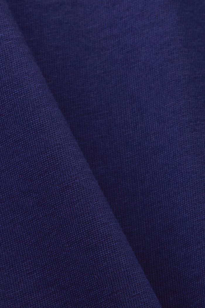 Maglietta in jersey con cuciture a contrasto, DARK BLUE, detail image number 5