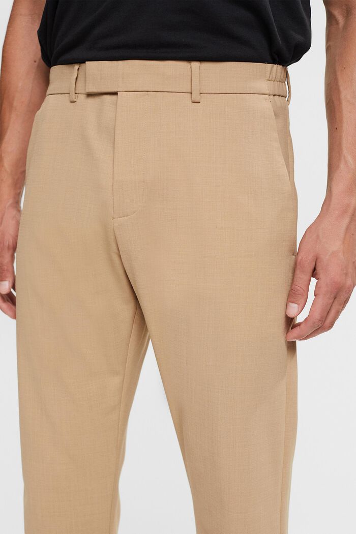 Pantaloni mix & match con STRUTTURA WAFFLE, BEIGE, detail image number 0