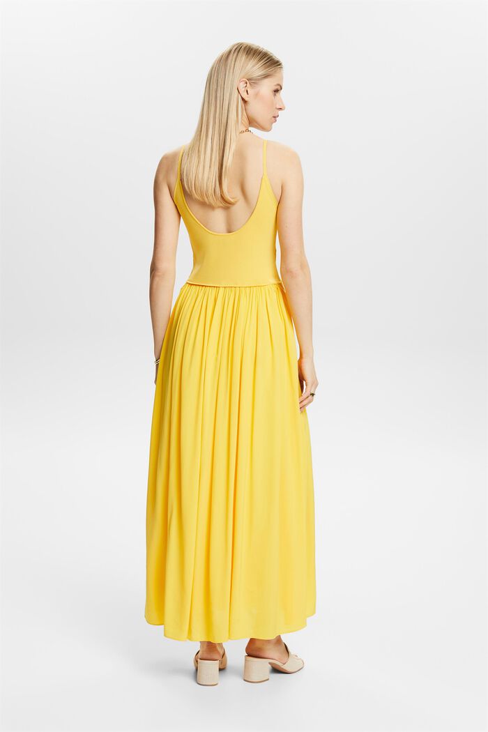 Abito midi con cut out, SUNFLOWER YELLOW, detail image number 2