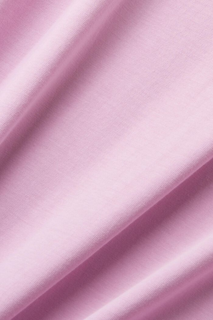 T-shirt in cotone sostenibile con stampa, LILAC, detail image number 4