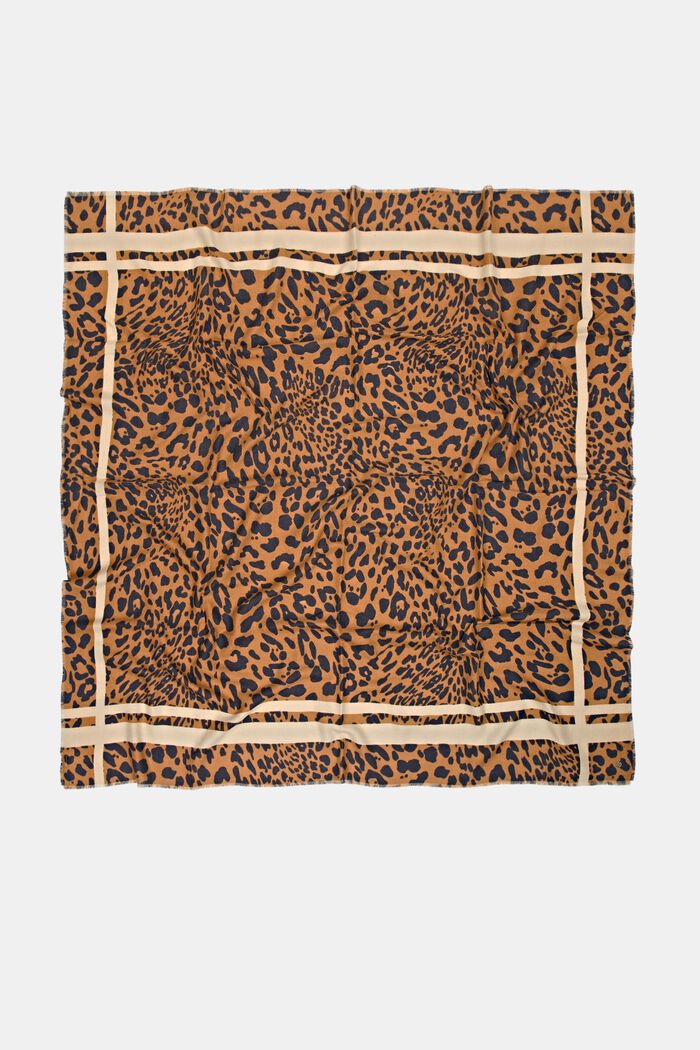 In materiale riciclato: foulard leopardato, BARK, detail image number 3