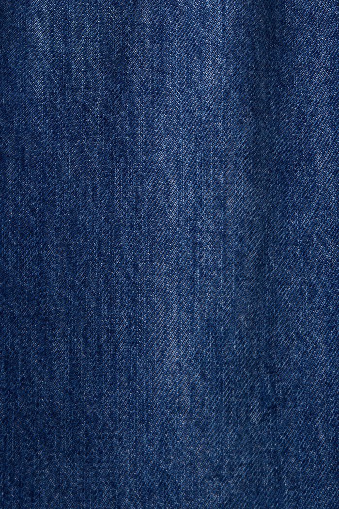 Jeans asimmetrici a gamba larga anni ‘90, BLUE DARK WASHED, detail image number 7
