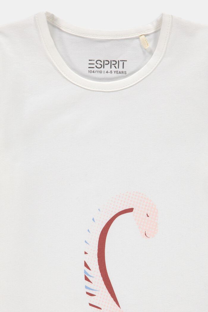 T-shirt di cotone con stampa, DUSTY NUDE, detail image number 2