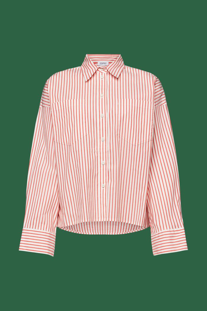 Camicia button-down a righe, RED, detail image number 5