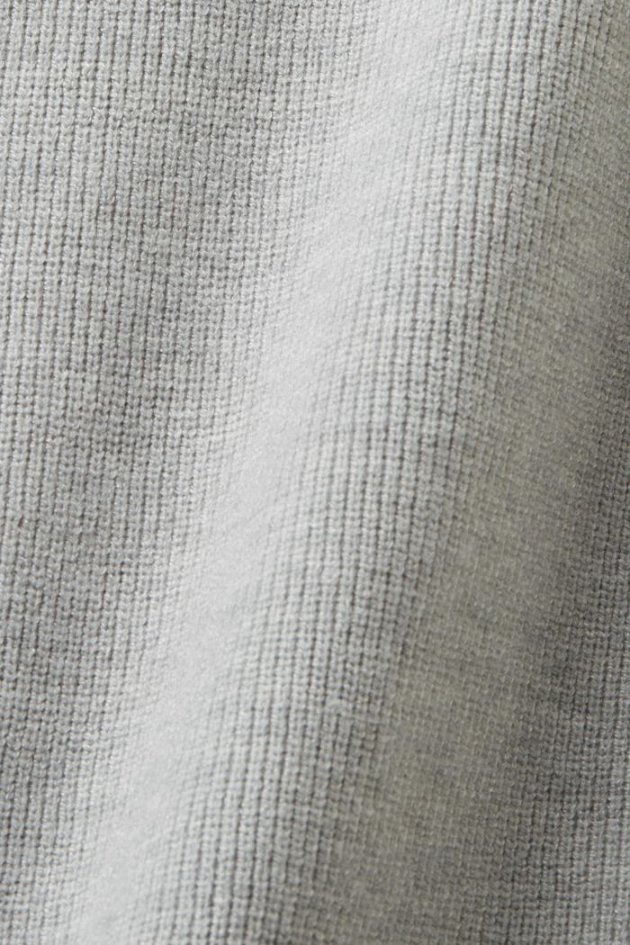 Gonna midi in maglia a coste, LIGHT GREY, detail image number 5