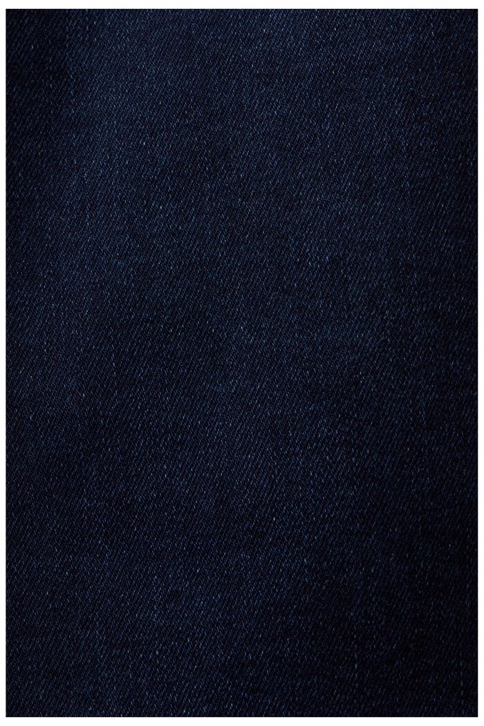 Jeans skinny a vita media, BLUE BLACK, detail image number 5