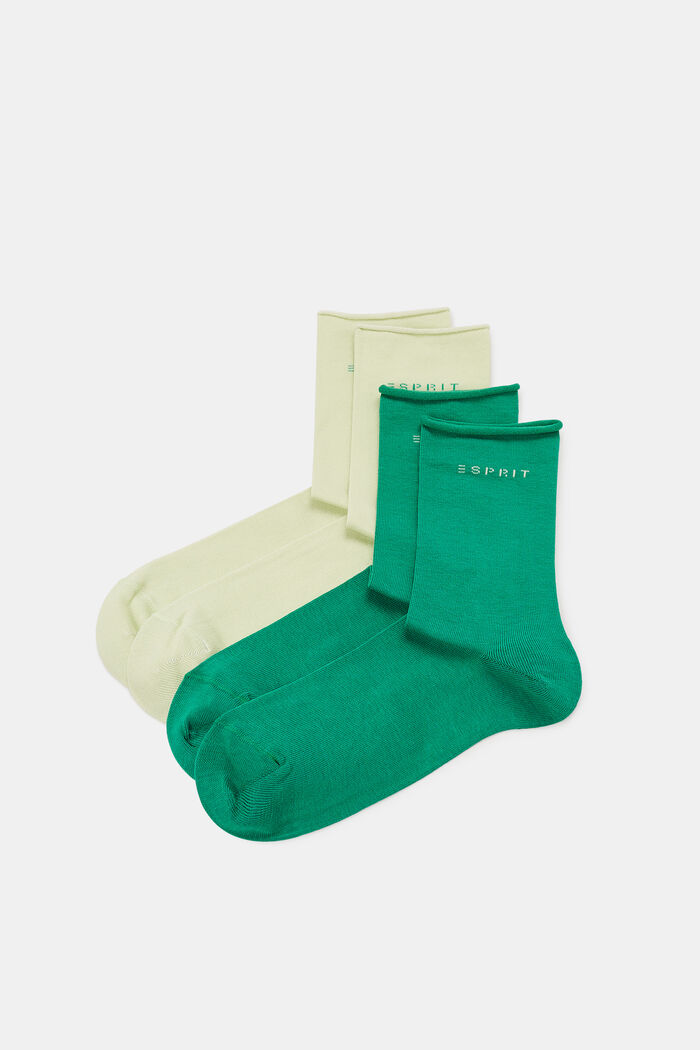 Calze in maglia larga in confezione da 2, GREEN, detail image number 0