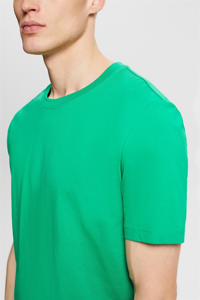 T-shirt in jersey di cotone biologico, GREEN, detail image number 3