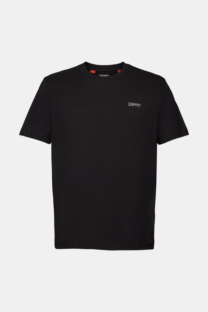 T-shirt unisex con logo, BLACK, detail image number 8