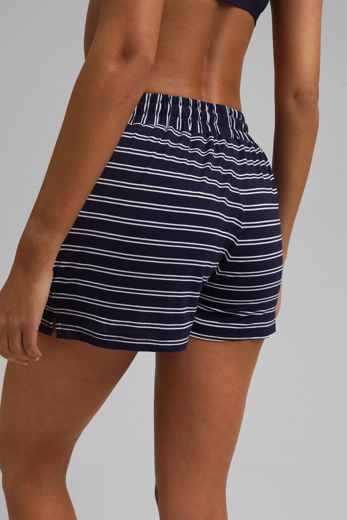 Shorts in jersey di LENZING™ ECOVERO™, NAVY, detail image number 5