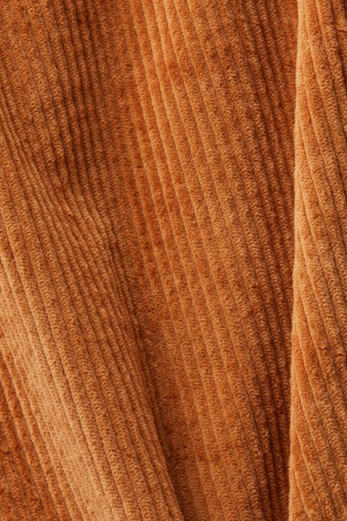 Gonna a tubino in velluto, CARAMEL, detail image number 5
