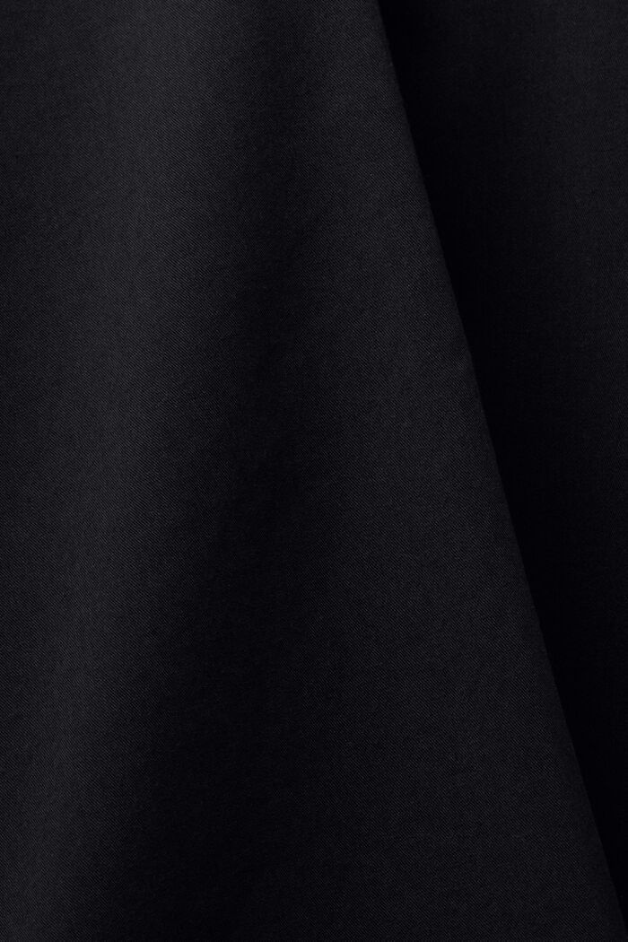 Camicia button-down oversize, BLACK, detail image number 6