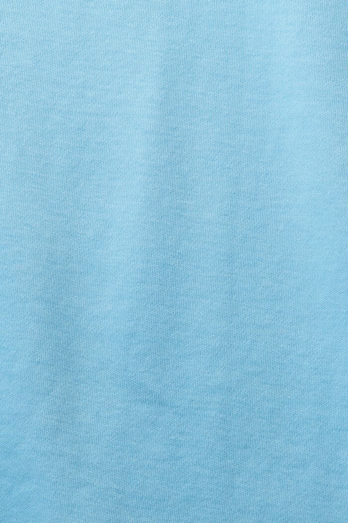 Canotta in cotone, LIGHT TURQUOISE, detail image number 5