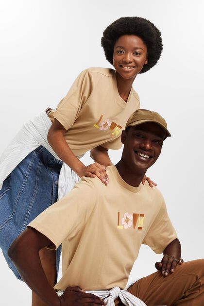 T-shirt unisex in cotone Pima stampato