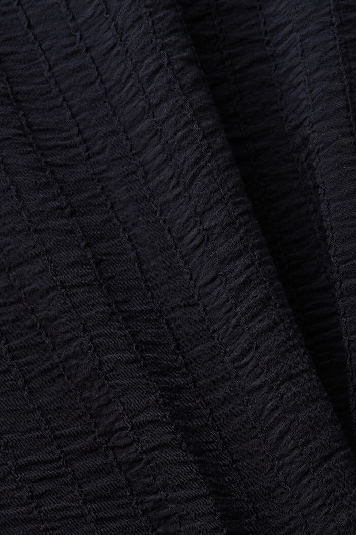 Blusa strutturata a manica lunga, BLACK, detail image number 5