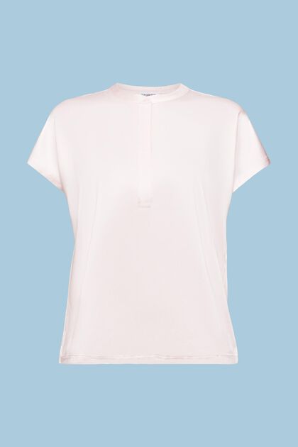 T-shirt in materiale misto