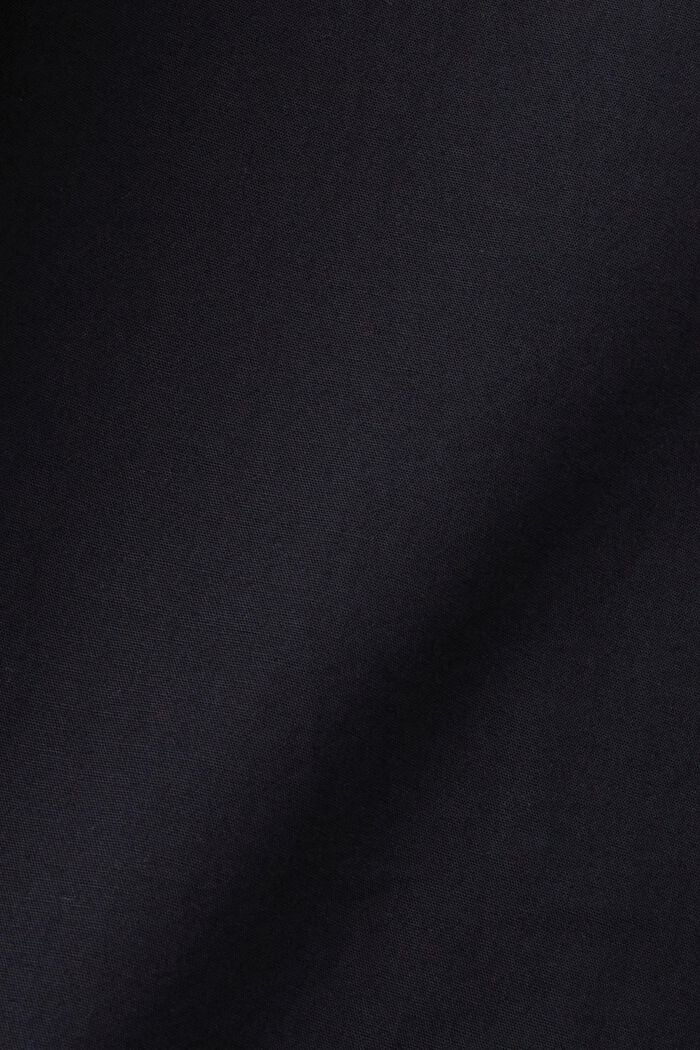 Camicia slim fit in cotone, BLACK, detail image number 4