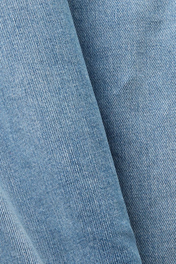 Jeans slim affusolati a vita media, BLUE LIGHT WASHED, detail image number 5