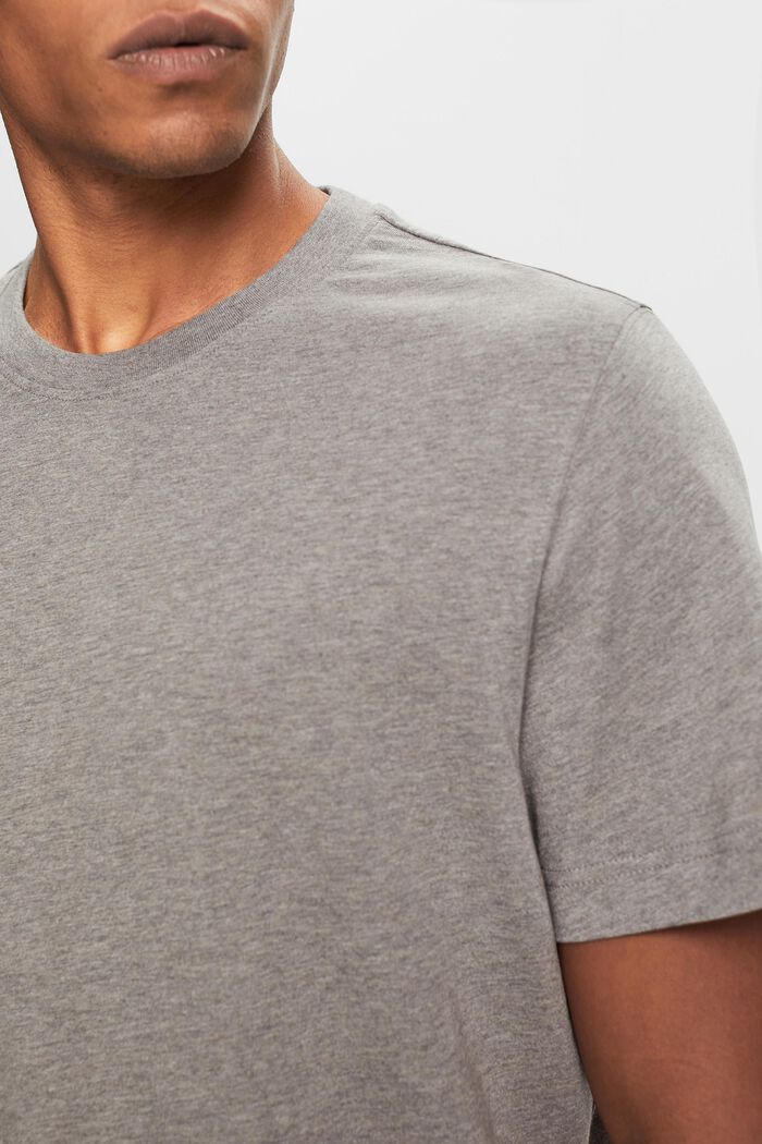 T-shirt girocollo, 100% cotone, GUNMETAL, detail image number 2
