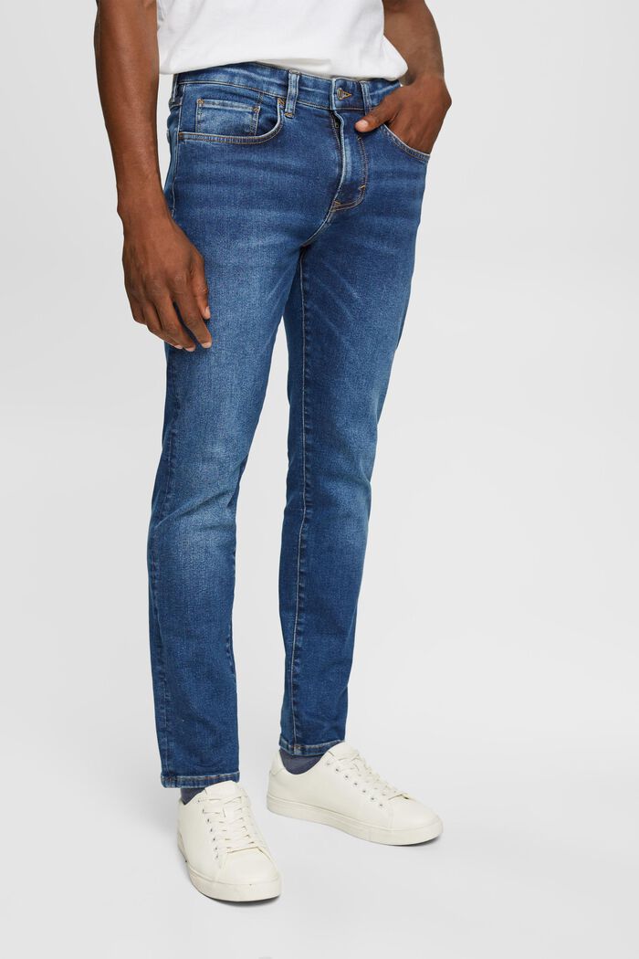 Jeans Slim Fit, BLUE MEDIUM WASHED, detail image number 1
